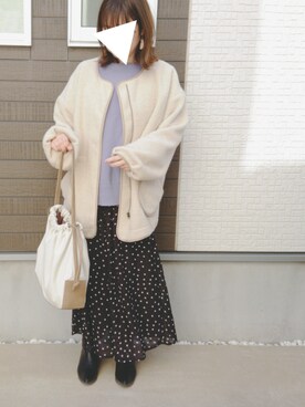 y + aさん（レディース・160cm）の冬コーディネート