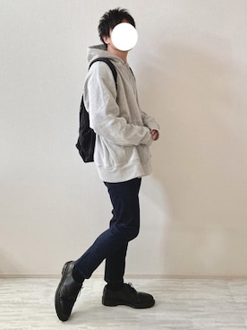「チャンピオン パーカー」｜カテキンさん（メンズ・172cm）の秋コーディネート