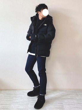 「ノースフェイス」｜カテキンさん（メンズ・172cm）の冬コーディネート