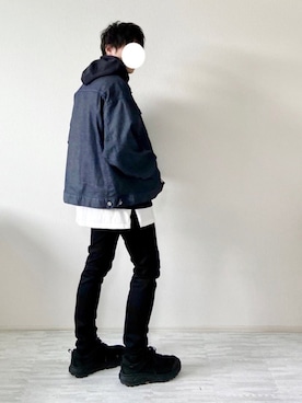 「HOKAONEONE」｜カテキンさん（メンズ・172cm）の春コーディネート