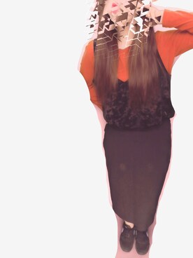 「H&M（エイチ・アンド・エム）のアイテム（タンクトップ）」を使った、めさん（レディース・170cm）の秋コーディネート