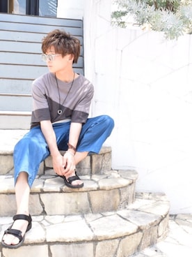 城咲 晴人さん(メンズ・171cm)の夏コーディネート