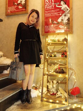 「HENRI BENDEL（ヘンリーベンデル）のアイテム」を使った、autumnさん（レディース・148cm）の冬コーディネート