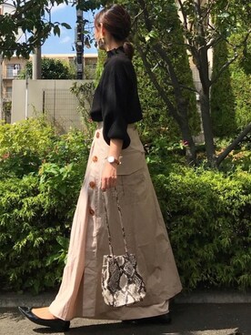 KRさん(レディース・159cm)の秋コーディネート