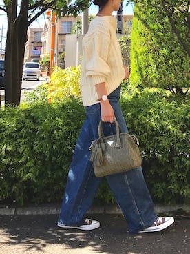 「lily of the valley（リリーオブザバレイ）のアイテム」を使った、ＫＲさん（レディース・159cm）の秋コーディネート