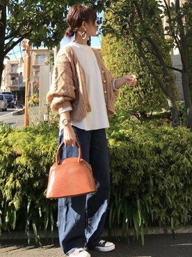 「FURLA（フルラ）の【FURLA】フルラ METROPOLIS 38mm ウォッチ（アナログ腕時計）」を使った、ＫＲさん（レディース・159cm）の冬コーディネート