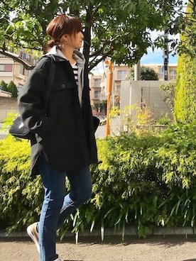 「アントマリーズ」｜「アイテム（カバーオール）」を使った、ＫＲさん（レディース・159cm）の冬コーディネート