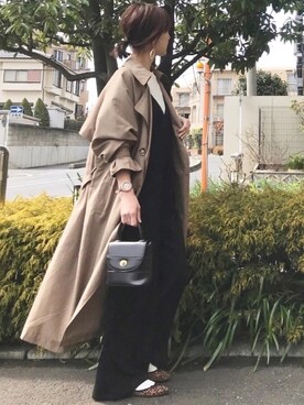「FURLA（フルラ）の【FURLA】フルラ METROPOLIS 38mm ウォッチ（アナログ腕時計）」を使った、ＫＲさん（レディース・159cm）の冬コーディネート