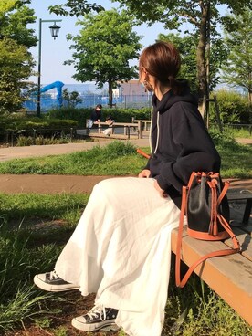 KRさん(レディース・159cm)の春コーディネート