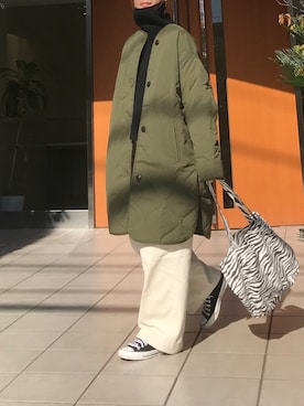 「アイテム（その他アウター）」を使った、ＫＲさん（レディース・159cm）の秋コーディネート