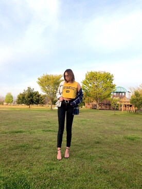 「shein」｜めいたんさん（レディース・169cm）の春コーディネート