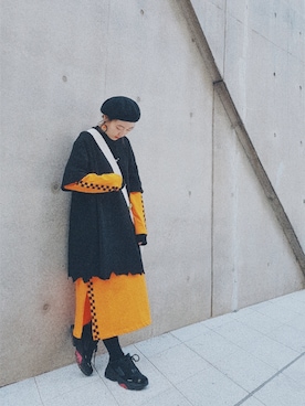 「ADER error」｜「アイテム（ワンピース/ドレス）」を使った、kiraさん（レディース・153cm）の秋コーディネート