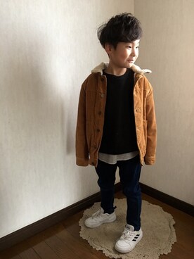 kさん（キッズ・120cm）の冬コーディネート
