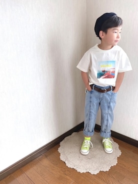 kさん（キッズ・120cm）の春コーディネート