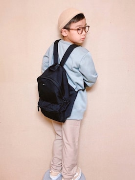 kさん（キッズ・123cm）の秋コーディネート