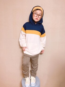 kさん(キッズ・123cm)の秋コーディネート