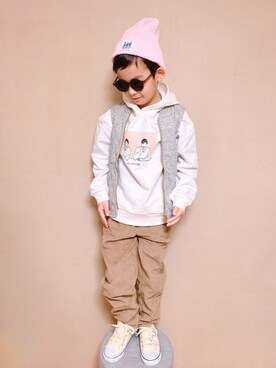 kさん（キッズ・125cm）の冬コーディネート