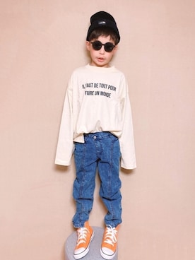 kさん（キッズ・125cm）の冬コーディネート