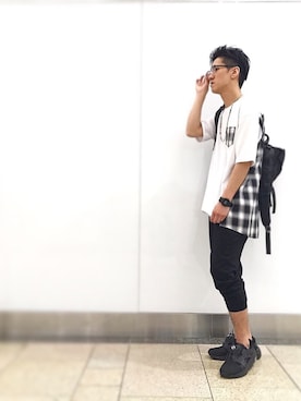 「アイテム（バックパック/リュック）」を使った、Matsuokaさん（メンズ・171cm・30代）の春コーディネート