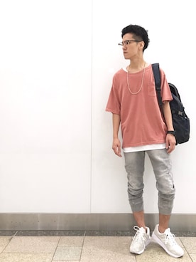 「アイテム（タンクトップ）」を使った、Matsuokaさん（メンズ・171cm・30代）の夏コーディネート