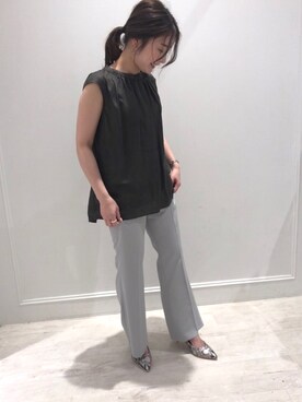 「RANDA（ランダ）のアイテム（パンプス、その他）」を使った、narumi matsuokaさん（レディース・155cm）の夏コーディネート