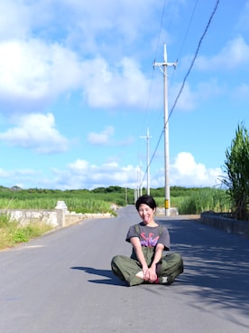 「アイテム（オールインワン・サロペット）」を使った、t.m.g.c.17さん（メンズ・175cm・20代）の夏コーディネート