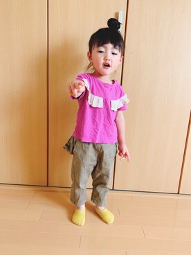 saku☺︎さん(キッズ・90cm)の夏コーディネート