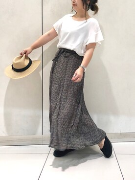 「Discoat Parisien」｜yuyuさん（レディース・157cm）の夏コーディネート