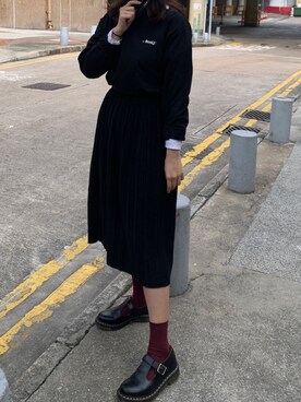 「Awake（-）のアイテム」を使った、M O D I Sさん（レディース・165cm）の秋コーディネート