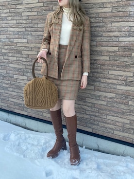 𝐬𝐚𝐰𝐚さん（レディース・162cm）の冬コーディネート