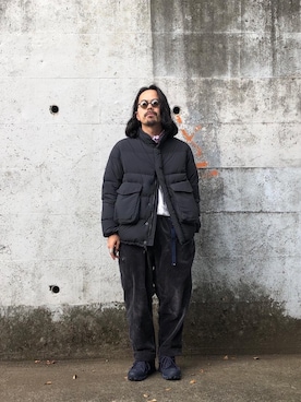 「UNUSED」｜「アイテム（ジャケット/アウター）」を使った、toshiya kato／加藤 寿弥さん（メンズ・166cm）の秋コーディネート