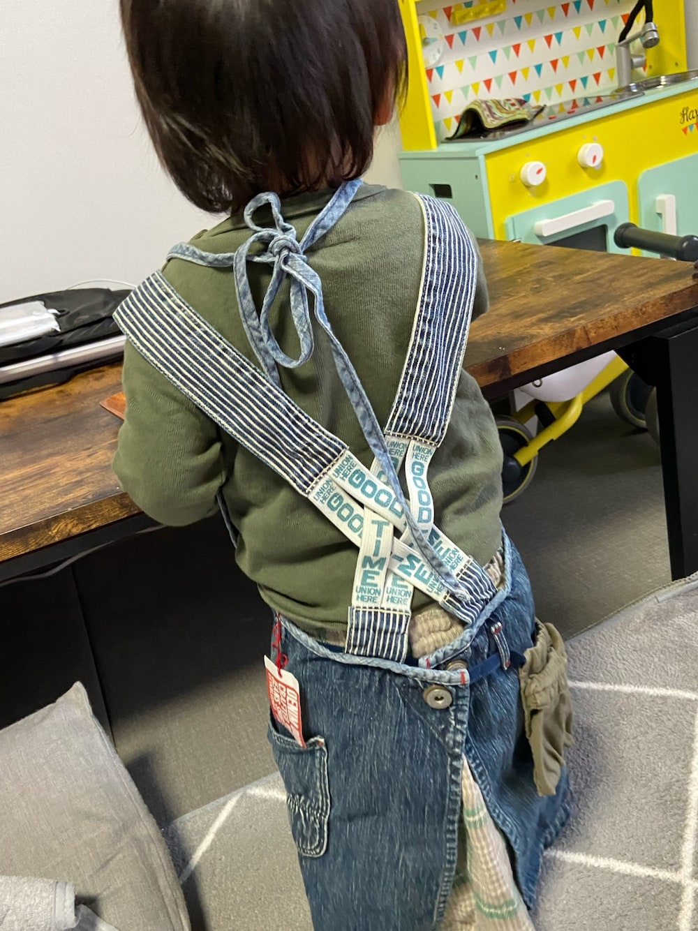 デニムダンガリー　ジャンパースカート DENIM DUNGAREE デニムダンガリー ジャンパースカート DENIM DUNGAREE - メルカリ