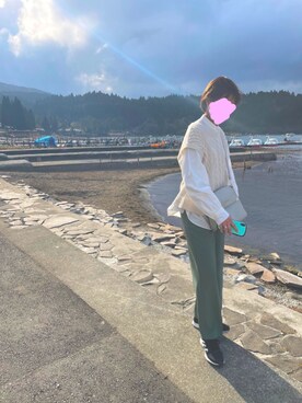 「rps（アールピーエス）のアイテム（ベスト）」を使った、kさん（レディース・170cm）の春コーディネート