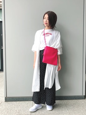 「ガウチョパンツ」｜きたのさん（レディース・159cm）の夏コーディネート