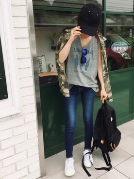 SHIORI HIRAI◡̈さん(レディース・153cm)の春コーディネート