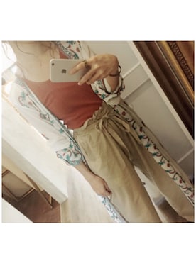 「3rdSpring（サードスプリング）のアイテム（パンツ）」を使った、SHIORI HIRAI◡̈さん（レディース・153cm）の秋コーディネート