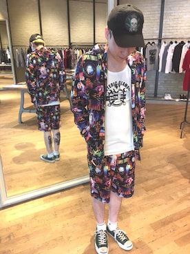 「pushead」｜kosakaさん（メンズ・170cm）の夏コーディネート