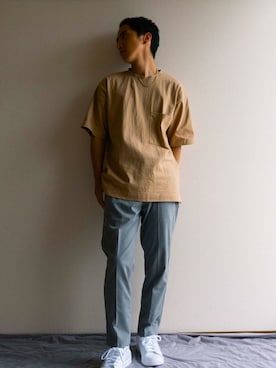 「MOUSSY（マウジー）のアイテム（アクセサリー）」を使った、KMさん（メンズ・161cm）の夏コーディネート