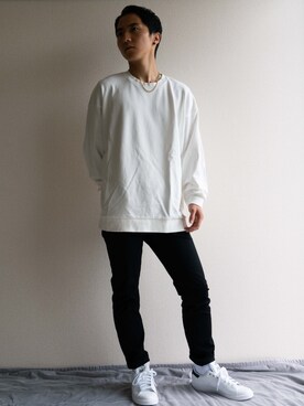 「MOUSSY（マウジー）のアイテム（アクセサリー）」を使った、KMさん（メンズ・161cm）の夏コーディネート