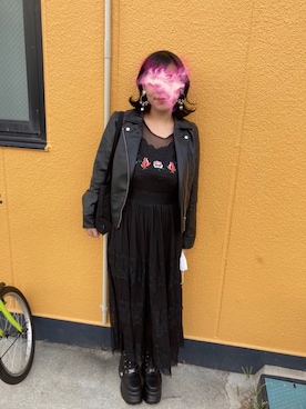 「Desigual（デシグアル）のアイテム（ワンピース/ドレス）」を使った、moooonmoonさん（レディース・156cm）の冬コーディネート