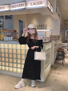 「sango（sango）のアイテム（ワンピース/ドレス）」を使った、𝘺𝘶𝘮𝘪さん（レディース・152cm）の夏コーディネート