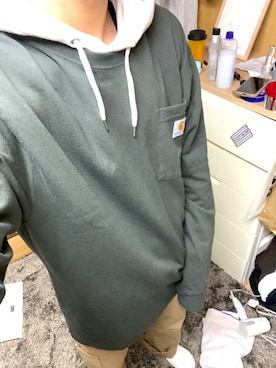 「アイテム（マウンテンパーカー）」を使った、ストリート系さん（メンズ・173cm・10代）の冬コーディネート