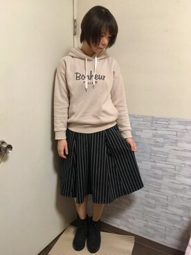 菜津子 さん（レディース・159cm）の秋コーディネート