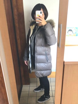 「NOMBRE IMPAIR（ノンブルアンペール）のアイテム（ジャケット/アウター）」を使った、さかちゃんさん（レディース・148cm）の冬コーディネート