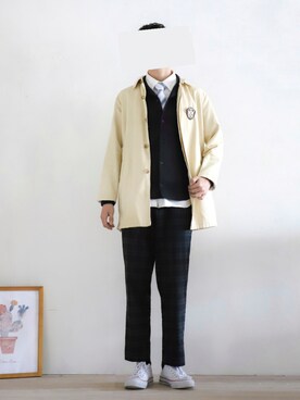 「工装」｜木衫。さん（メンズ・170cm）の春コーディネート