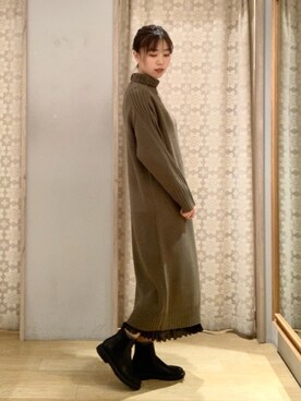 をり。さん(レディース・167cm)の冬コーディネート