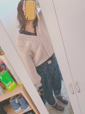 「アイテム（PC・スマホグッズ/家電）」を使った、しぽえるさん（レディース・159cm・20代）の春コーディネート