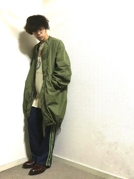 「Levi's（リーバイス）のアイテム（ブーツ）」を使った、かいとさん（メンズ・165cm）の秋コーディネート