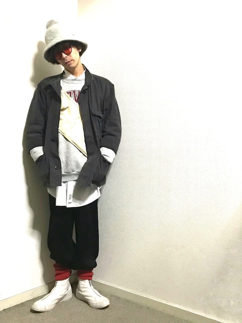kangol pom casual bucket hat