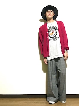 「THE FOURNESS（ザ・フォーネス）のアイテム」を使った、かいとさん（メンズ・165cm）の春コーディネート